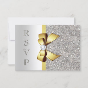 RSVP de Ouros de Ouros do Arco Faux Dourado