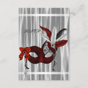 RSVP de Partido Mascarada do Red Black White