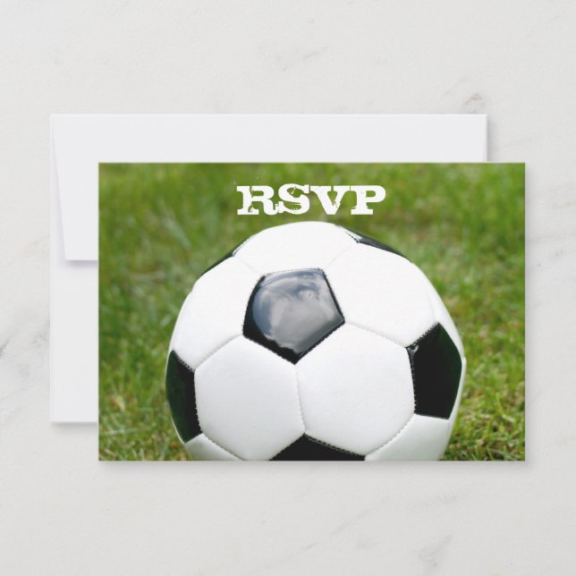 RSVP de Pensamento de Futebol (Frente)