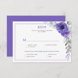 RSVP de Quadros Duplos do Anemone Verde