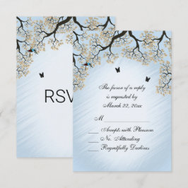 RSVP de queda do céu azul