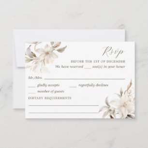 RSVP de Quinceañera, Dourada e branca