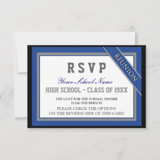 RSVP de Reunião de Classe Formal Clássica