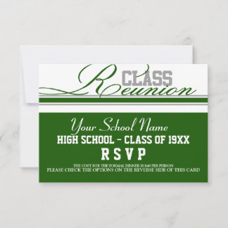 RSVP de Reunião de Classe Personalizável