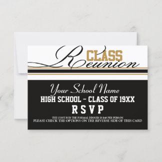 RSVP de Reunião de Classe Personalizável