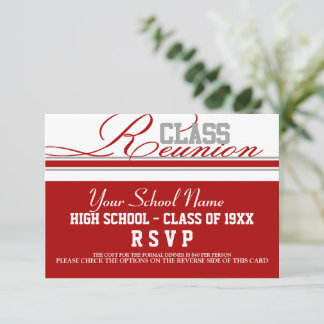 RSVP de Reunião de Classe Personalizável