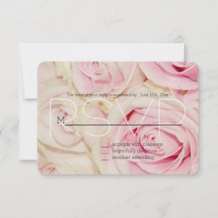 RSVP de Rosas Brancas bonito Rosa