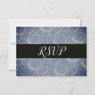 RSVP de Swirls Monogramas
