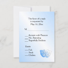 RSVP de Teatro de Navegação com a opção de menu