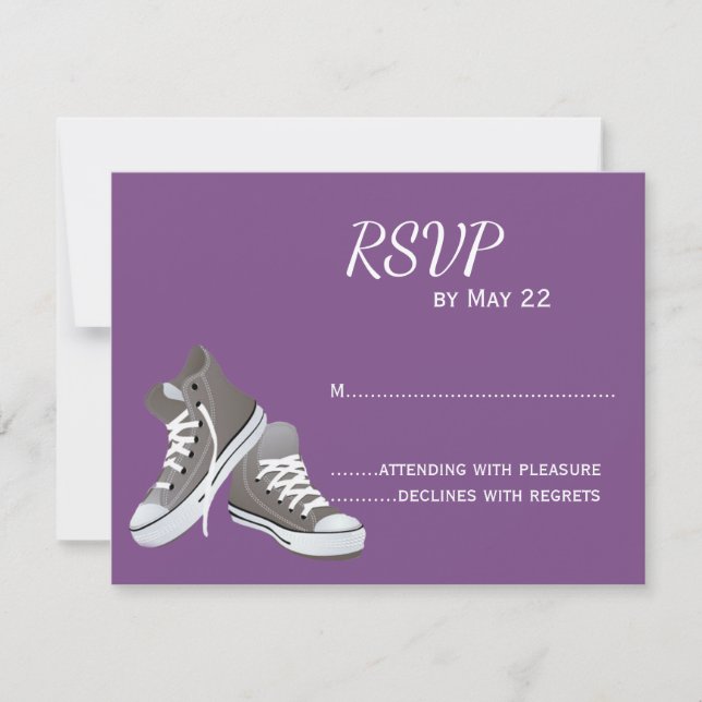RSVP de tênis Roxo (Frente)