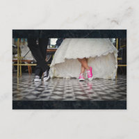 RSVP do casal de casamento estilo Dinheiro