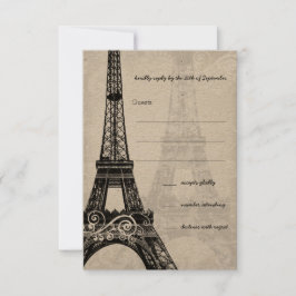 RSVP do Casamento tema damasco Romântico Mason Jar