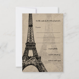 RSVP do Casamento tema damasco Romântico Mason Jar