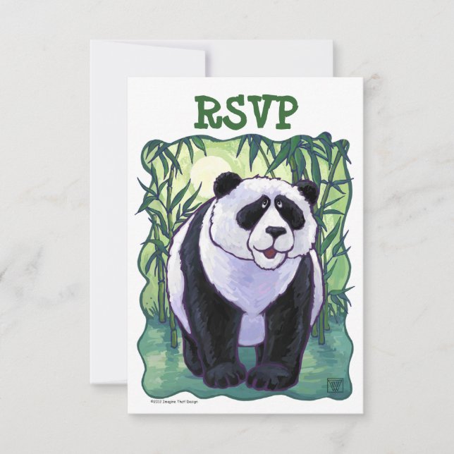 RSVP do Centro do Partido do Bear Panda (Frente)