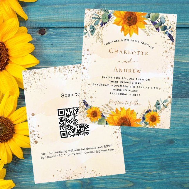 RSVP do código QR do eucalipto do casamento (Criador carregado)