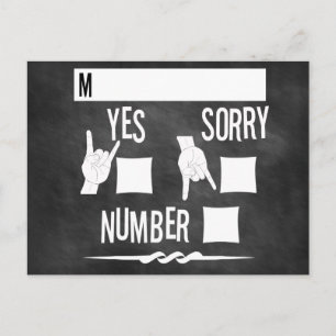 RSVP do Convite de casamento Rock and Roll Chalkbo