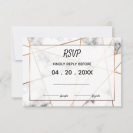 RSVP do Elegante e Eterno do Suite de Casamento Ma
