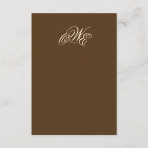 RSVP do Monograma Dramático (Brown)