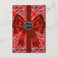 RSVP do Partido de Natal Corporativo do Silver Red