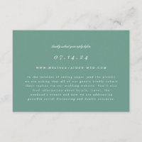 RSVP e Cartão de Informações Online de Casamento d