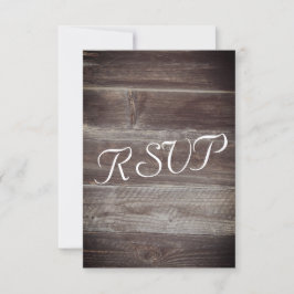 RSVP Elegante Rustic Wood texturizado