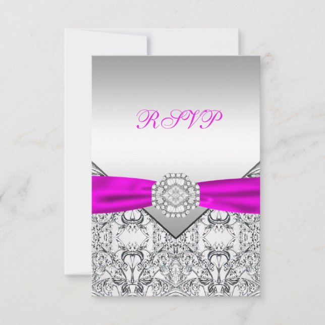 RSVP Elegante Silver e Fuchsia (Frente)