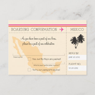 RSVP Embarcar Passagem Para O México