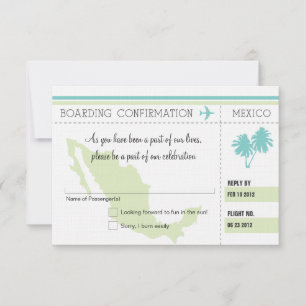RSVP Embarcar Passagem Para O MÉXICO
