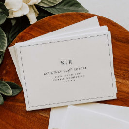 RSVP Envelopes pré-endereçados Elegantes de Casame