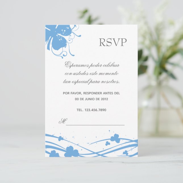 RSVP Floral-02 - Invitación Boda (Em pé/Frente)