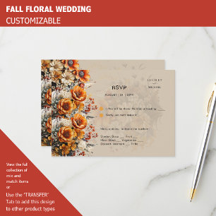 RSVP FLORAL DE QUEDA   FLORES DE LARANJA   CASAMEN