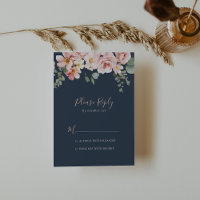 RSVP Floral do Rosa de Jardim Eucalyptus