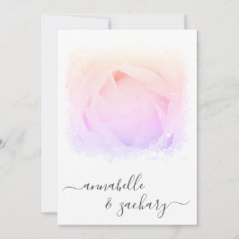 *~* RSVP Floral Rosa - Convite QR AR8 WEDDING