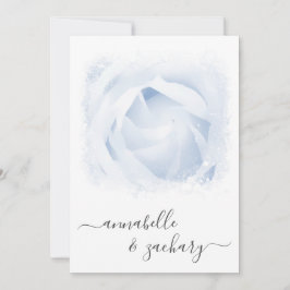 *~* RSVP Floral + Rosa QR AR8 Convite de Casamento