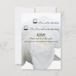 RSVP Formal de Rose Branca