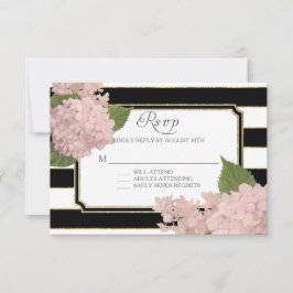 RSVP Hydrangea Moderna Greve Negra Negra Elegante