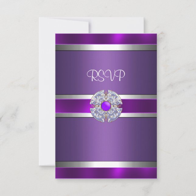 RSVP Joias Roxo Corte Prata Aniversário 3 (Frente)