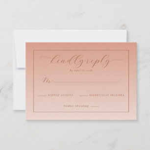 RSVP Minimalista de Pêssego Morno