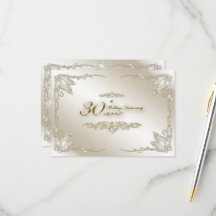 RSVP para 30º Aniversário de Casamento