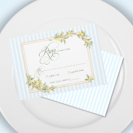RSVP para Casamento de Faixa Costeira de Limão Med