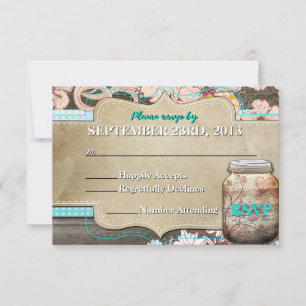 RSVP para Recepção de Casamento em Pote de Pedra R