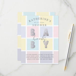 RSVP Pastel Colour Block Dourados Livros Para Cartão De