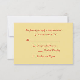 RSVP personalizado de festa de Natal elegante em v