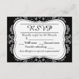 RSVP personalizado do Dia das Raparigas do Gato Mo