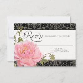 RSVP Pink Fence Fence Floral Elegante