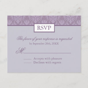 RSVP - Placas de resposta para danos de Lavanda