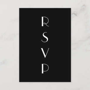 RSVP Preto e Branco da década de 1920