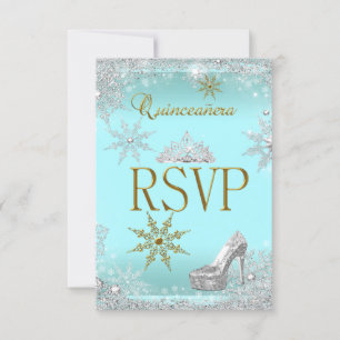 RSVP Quinze anos 15 Prata Turquesa Dourado Elite