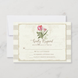 RSVP Resposta Vintage Botânica Parrot Tulip Art