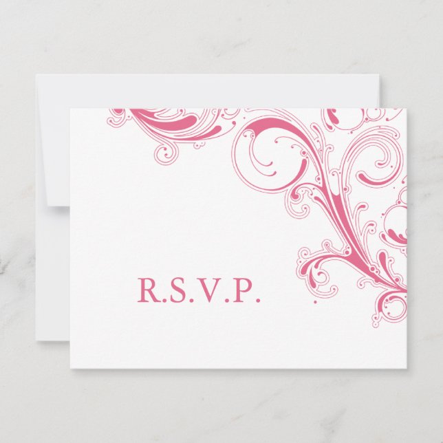 RSVP Rosa de Swirl Filigree (Frente)